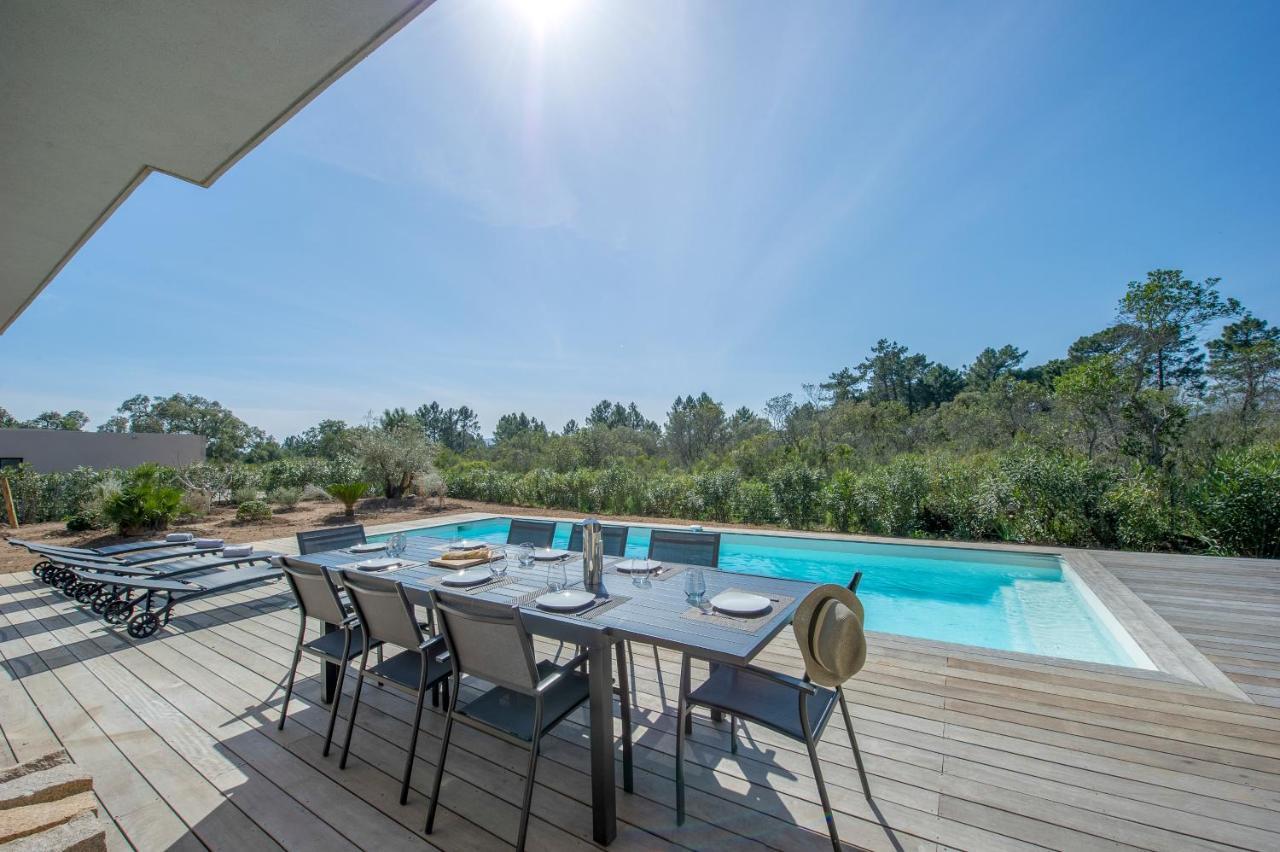 Villa Calme Luxueuse Et Proche Plage Saint-Cyprien Lecci Exterior foto