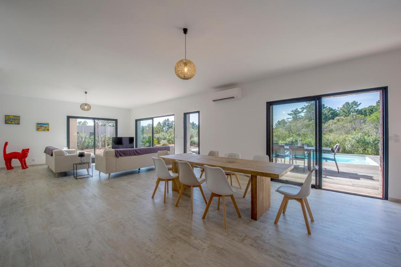 Villa Calme Luxueuse Et Proche Plage Saint-Cyprien Lecci Exterior foto